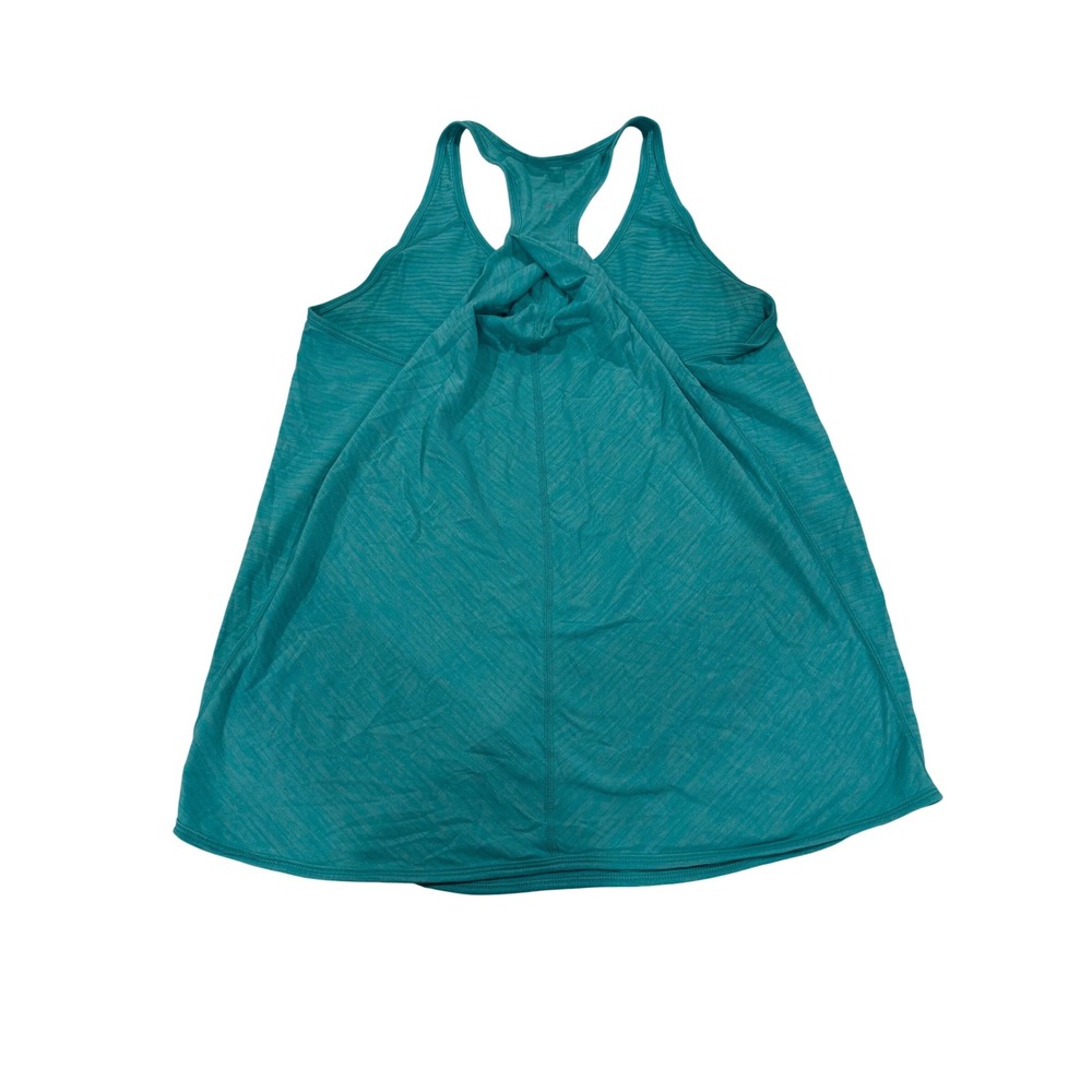 Lululemon Teal Space Dye Twisted Back Racerback Tank Top Womens Size 6/8 - Picture 3 of 7